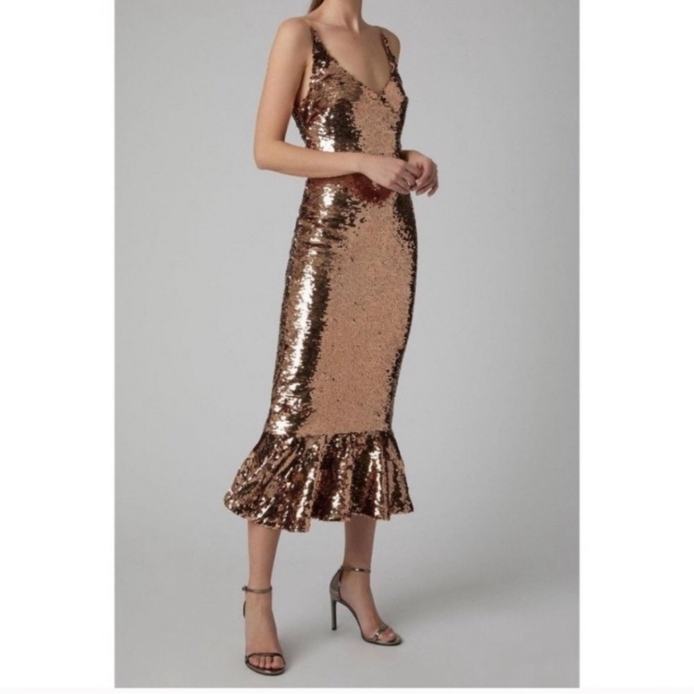 Saloni Aidan Sequin Dress